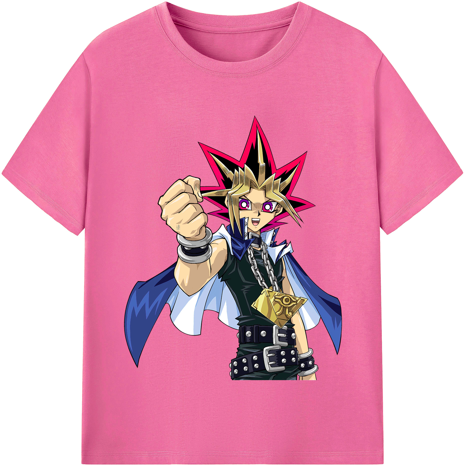 （画像用） 遊☆戯☆王 Yu-Gi-Oh! レディースカジュアルプリントTシャツ（綿100％）
